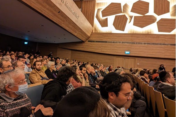 Attendees at the conference (Elhanan Miller)