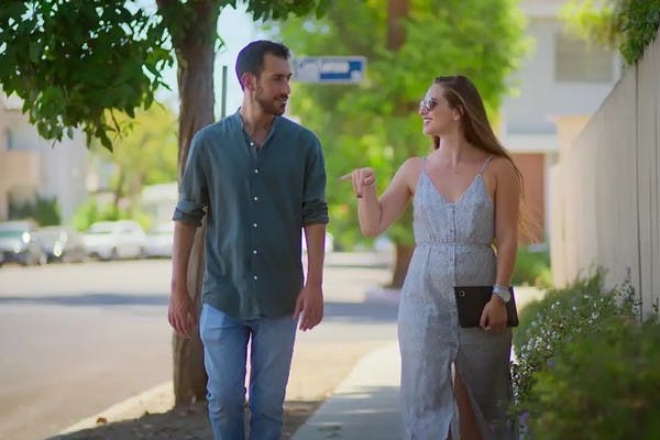 Ori, left, an Israeli searching for a wife