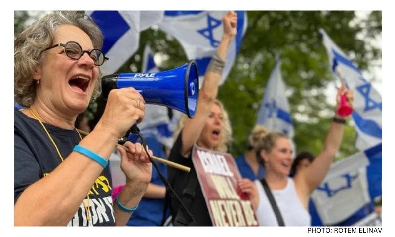 Democracy protests give expat Israelis a new identity