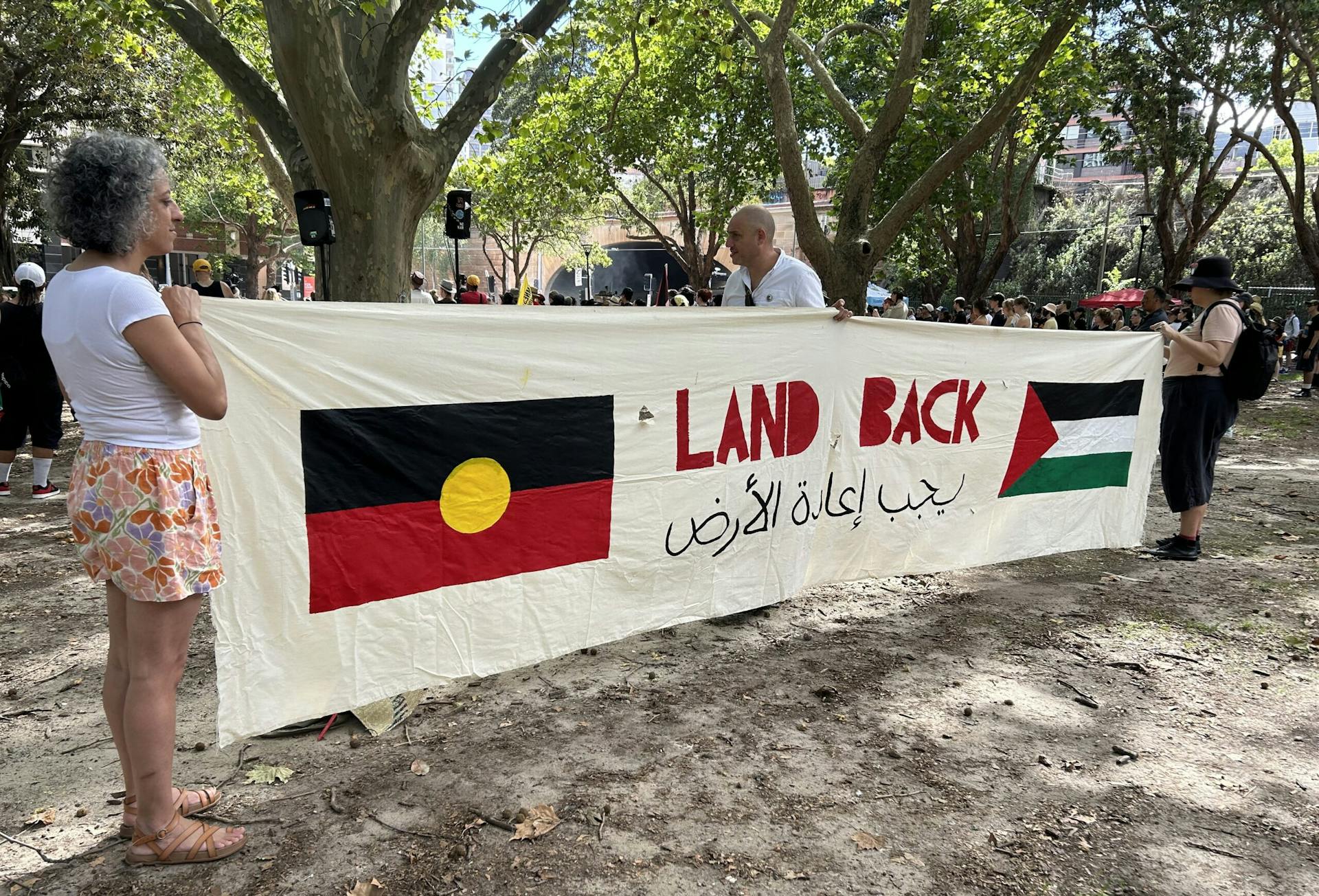 Nova Peris says pro-Palestinian supporters have misappropriated the Aboriginal flag (Image: Uri Windt/The Jewish Independent).