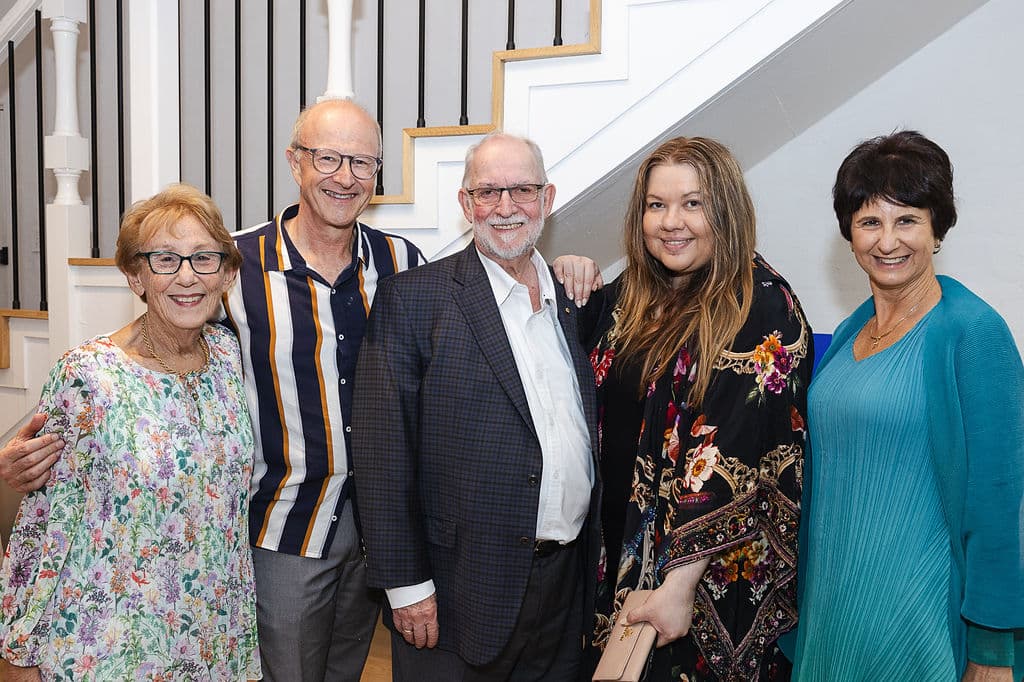 TJI board and editors (from left): Ilona Lee, Michael Visontay, Uri Windt, Alexandra Senter, Deborah Stone (Giselle Haber)