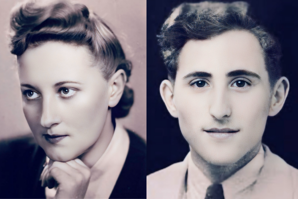 Holocaust survivors Krystyna Żywulska, a Polish dissident, and Gad Beck, a gay Jewish man (Image: supplied).