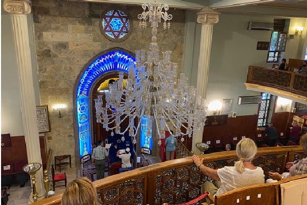 Inside the Hesed LeAvraam Synagogue (supplied)