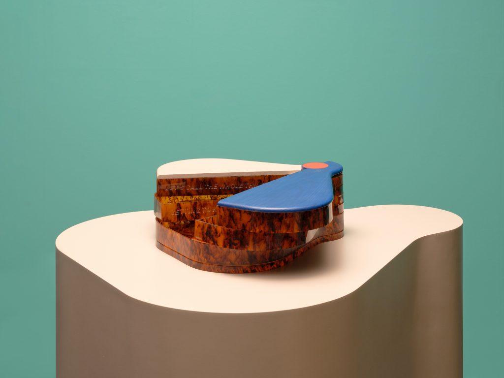 Brustman's music box is informed by a 1960s handbag her grandmother Marta used to shop with (Image: Pier Carthew).