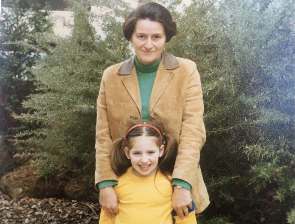 Brustman with her grandmother Marta in 1980 (Image: supplied). 