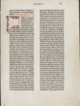 A Noble Fragment with the missing initial F replaced in facsimile (Princeton University Library Special Collections)