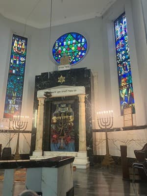 19th-century synagogue in Allessandria restored after WW2.