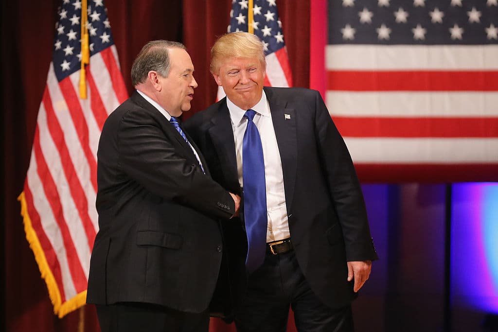 Donald Trump Mike Huckabee