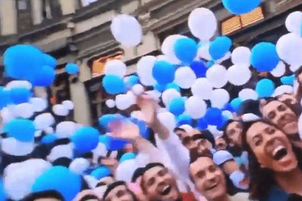 The song's image of Israelis celebrating peace