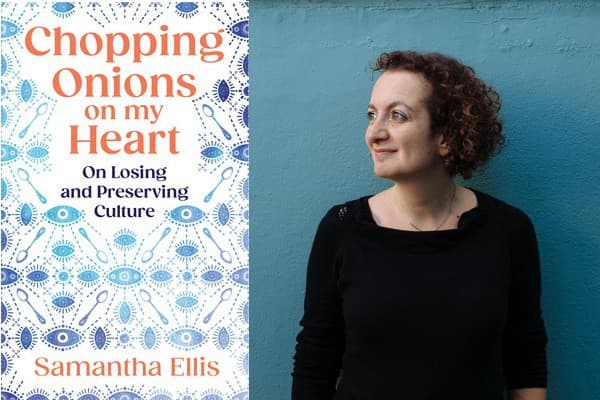 Writer Samantha Ellis and her book cover (Image: supplied).